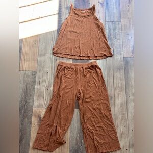 Garnet Hill Cotton Pajama Set